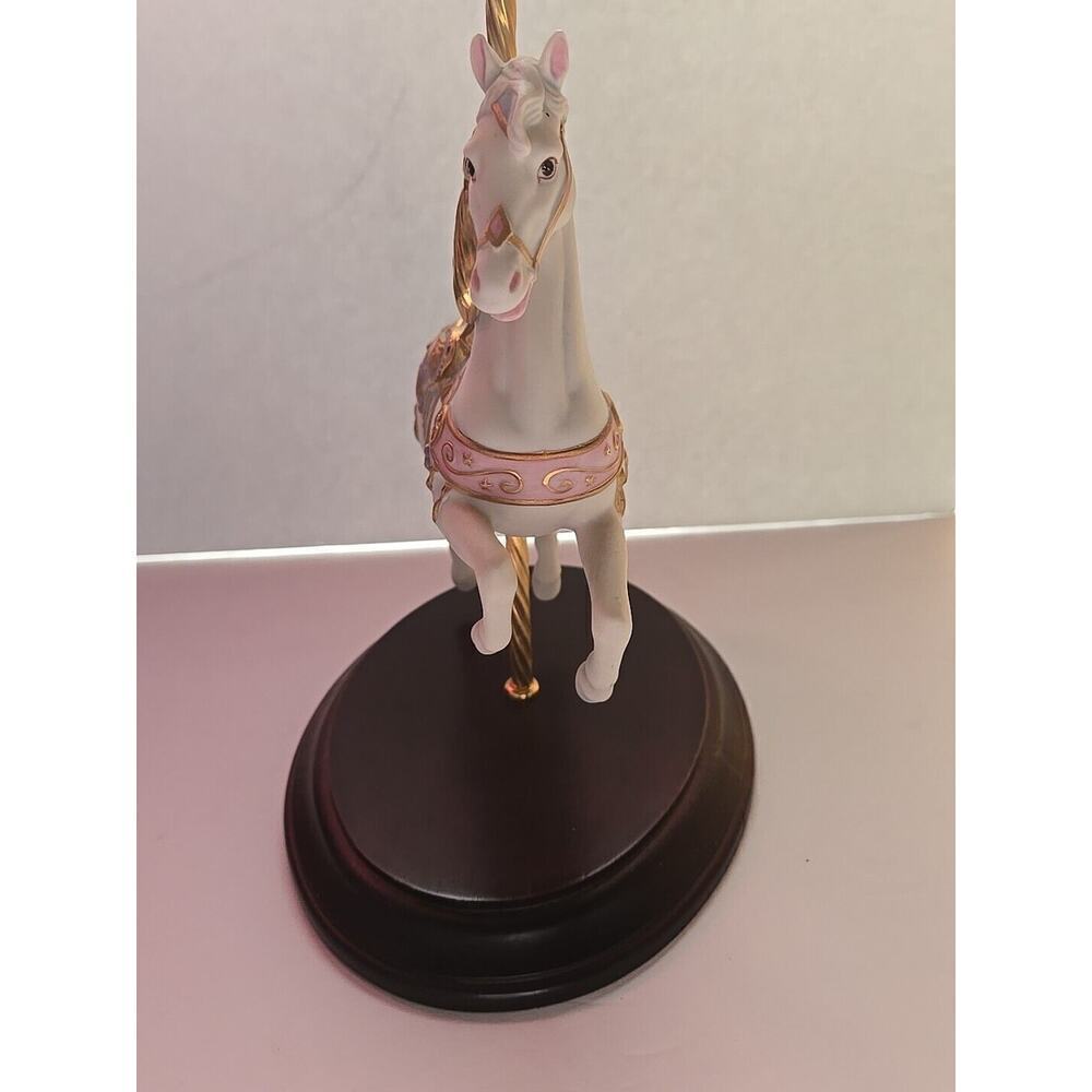 1987 The Franklin Mint Carrousel Magic Horse Figurine By Lynn Lupetti - Picture 7 of 16